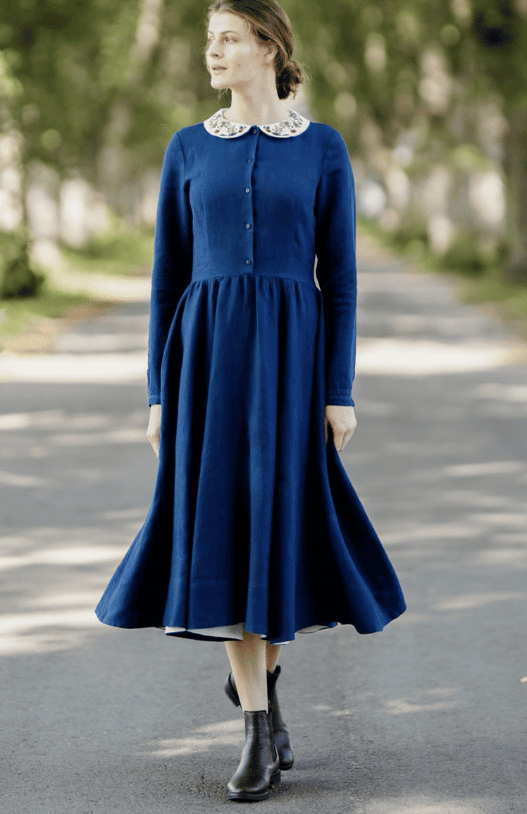 18 Beautiful Winter Linen Dresses - The 