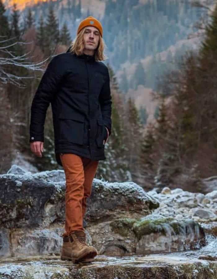 Sustainable mens coats