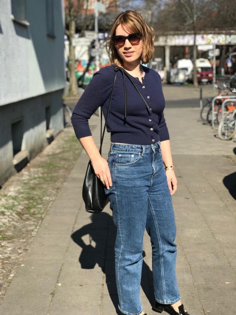 Jeans and cardigans for spring capsule wardrobe
