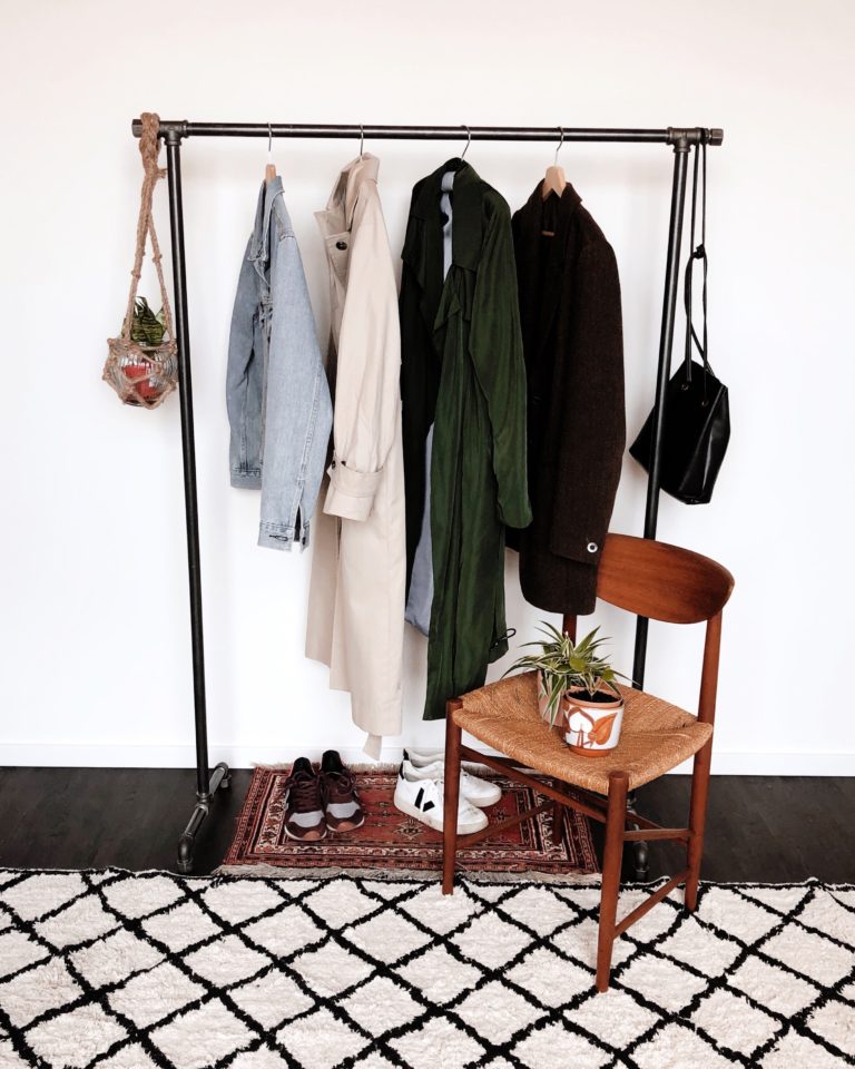 Outerwear from my capsule wardrobe