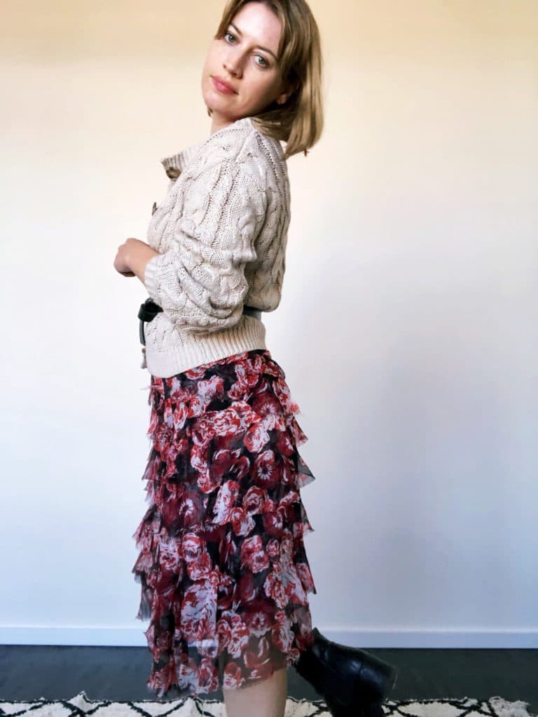 Skirts and cardigans for spring