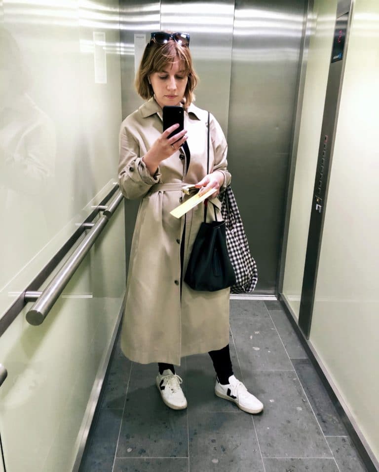 A week of outfits - organic coat and leggings
