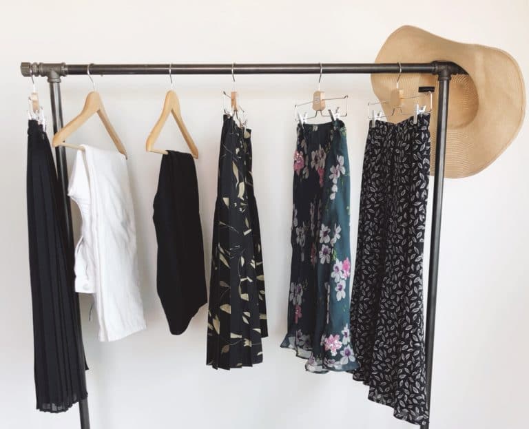 Skirts and trousers from my summer capsule wardrobe
