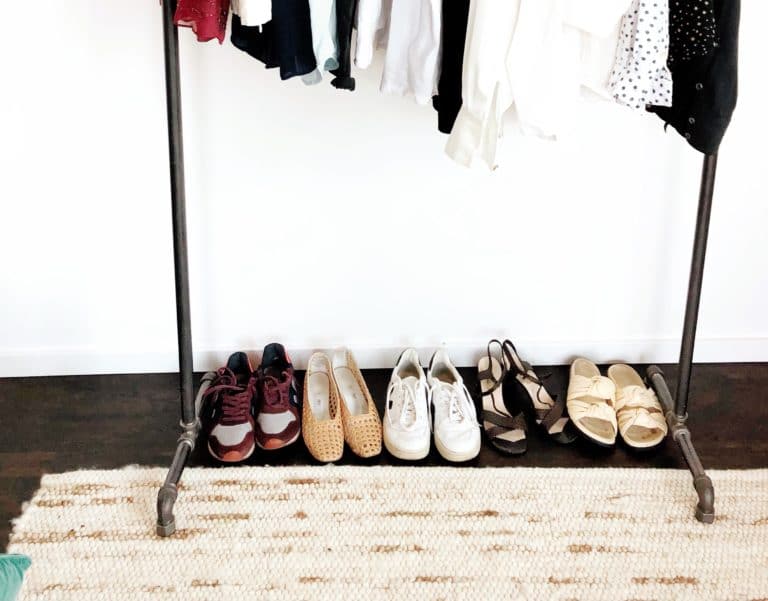 Shoes from my summer capsule wardrobe