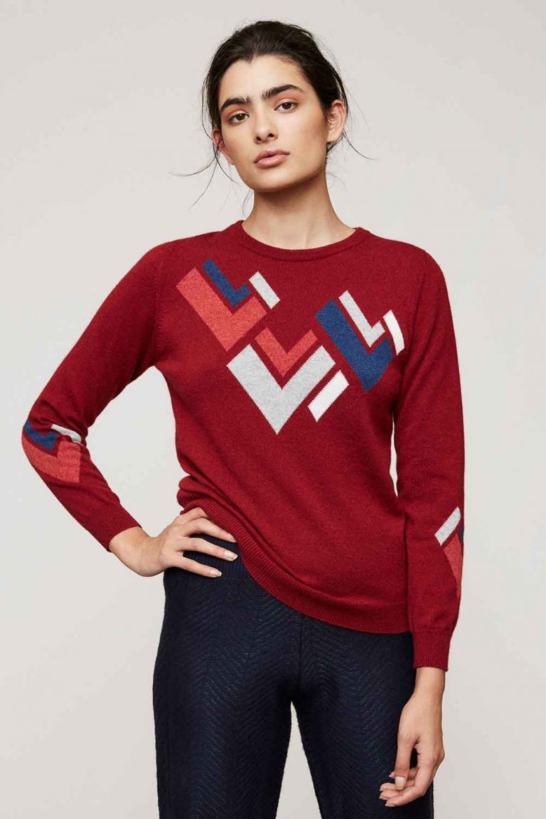 LEITHEN CASHMERE RED