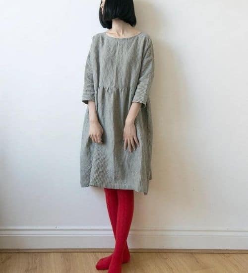 Autumn linen dresses