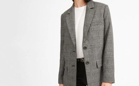 Woman wearing blazer