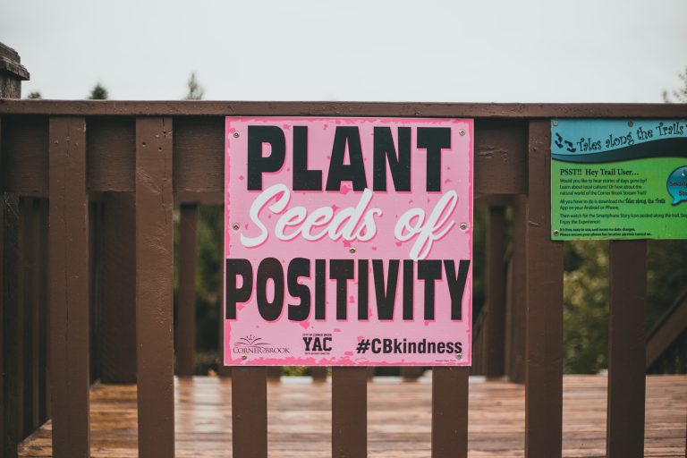 Plant seeds sign